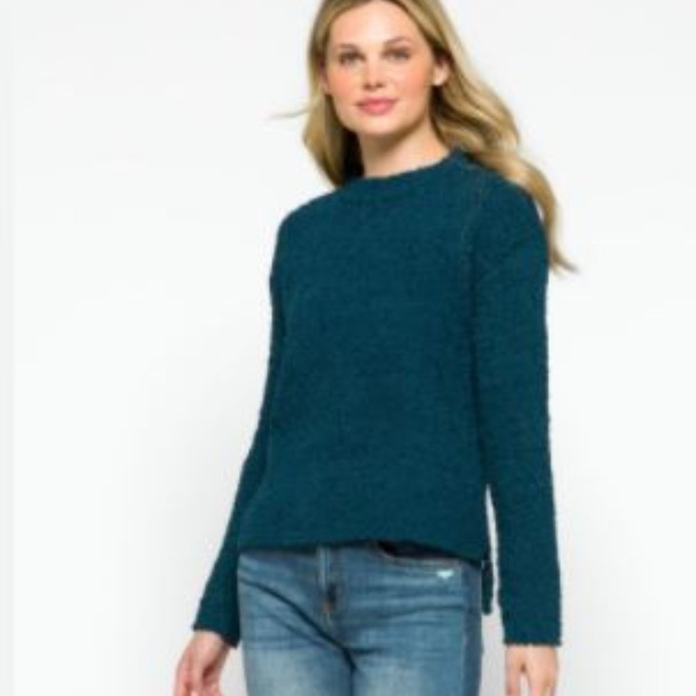 Bobeau Fannie Popcorn Pullover